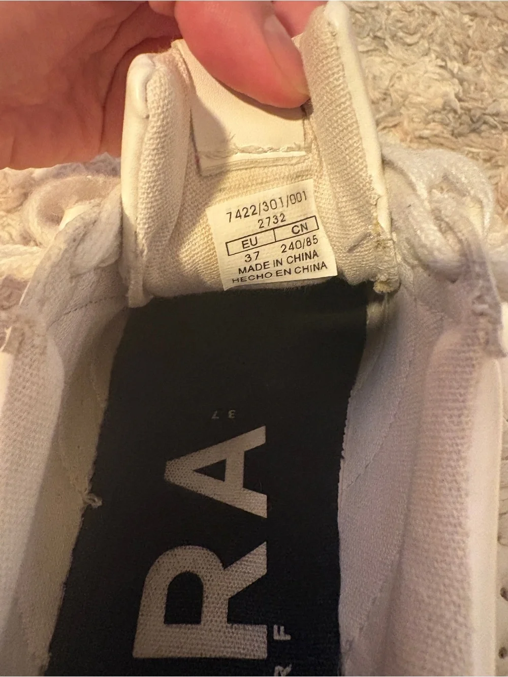 ZARA TRF Platform Sneakers